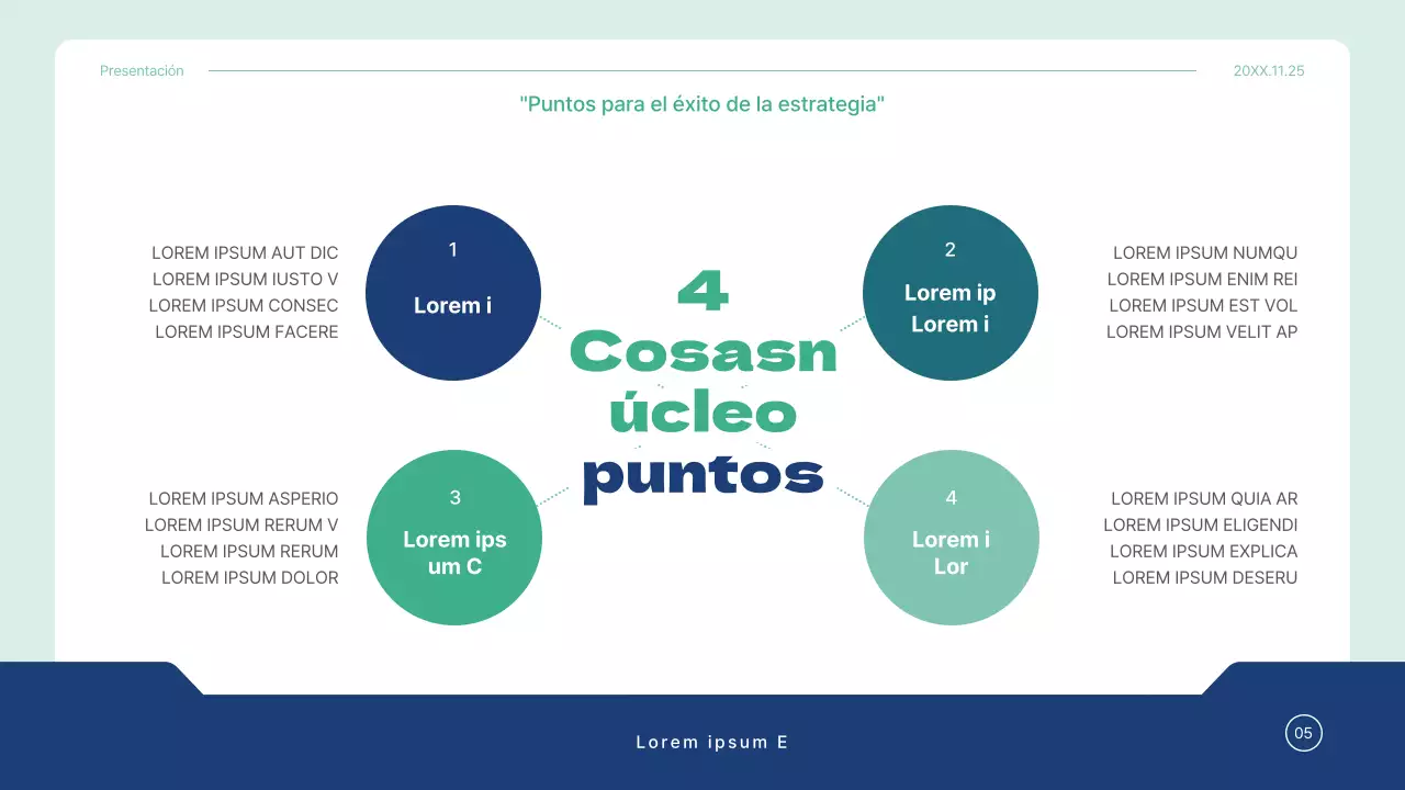 Plan de lecciones de consultoría de formación empresarial sencilla de Blue and Mint