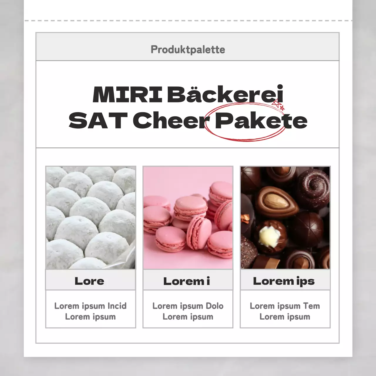 Graue, trendige SATs-Geschenke fördern