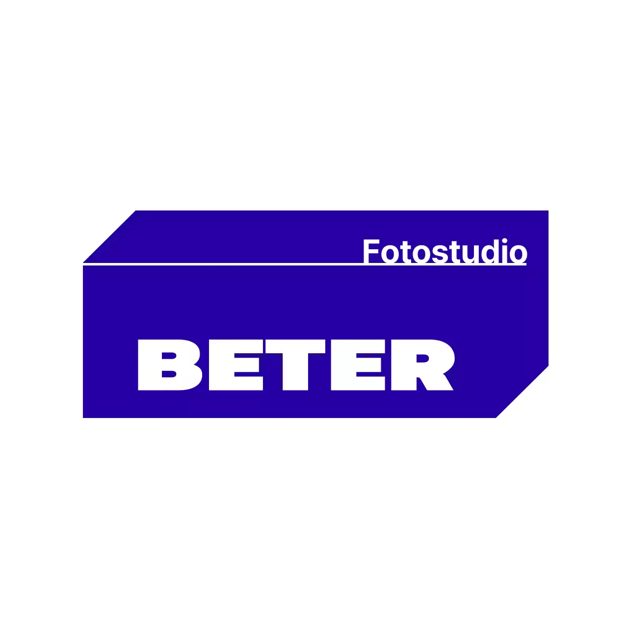 Eenvoudig studiopuntbord in blauw