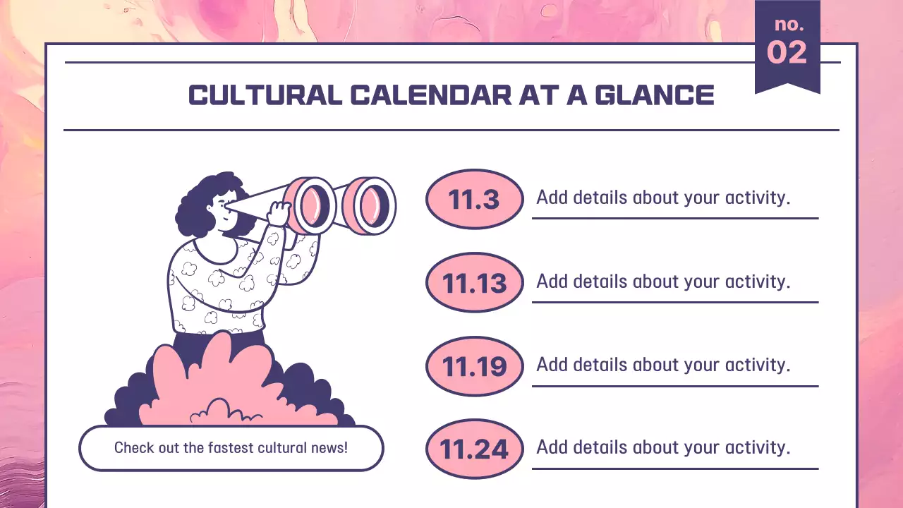 Pink Modern Tourism Newsletter Presentation