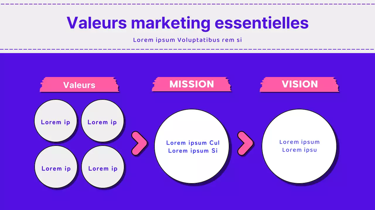 Matériel de formation pour les séminaires de marketing en néon et kitsch