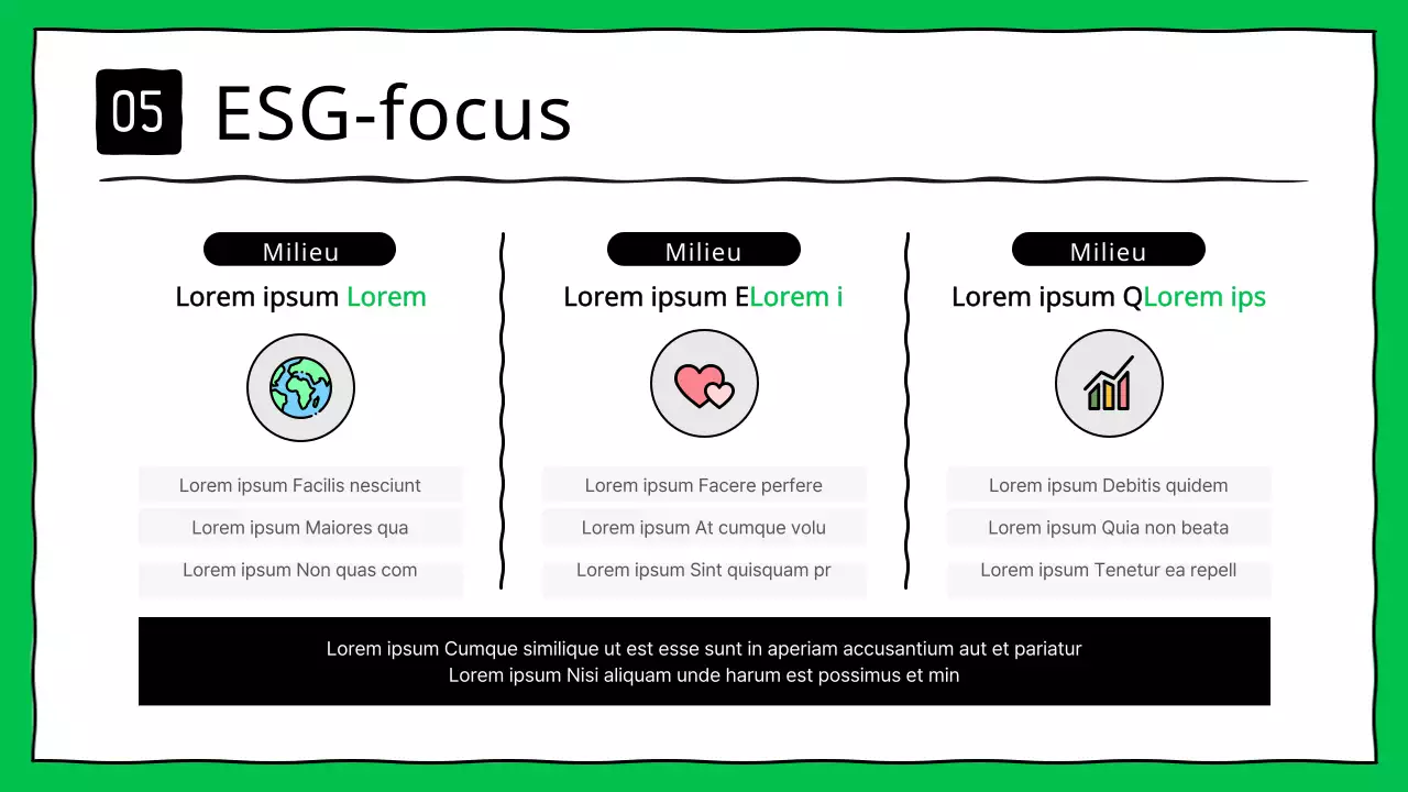 Kitscherige ESG-rapporten voor bedrijven in het groen