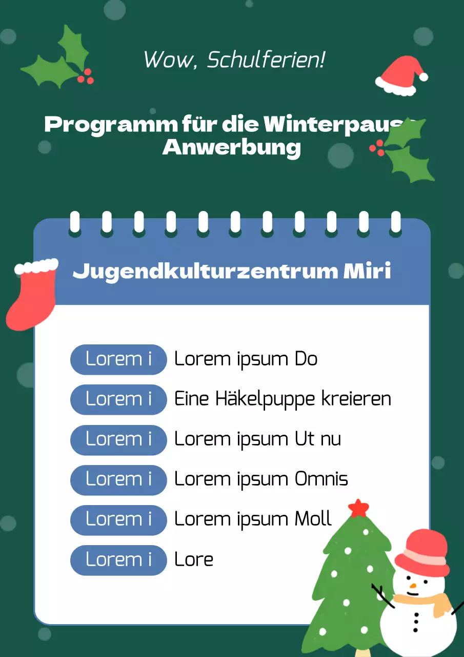 Ihr Leitfaden für grüne und gemütliche Winterferienprogramme