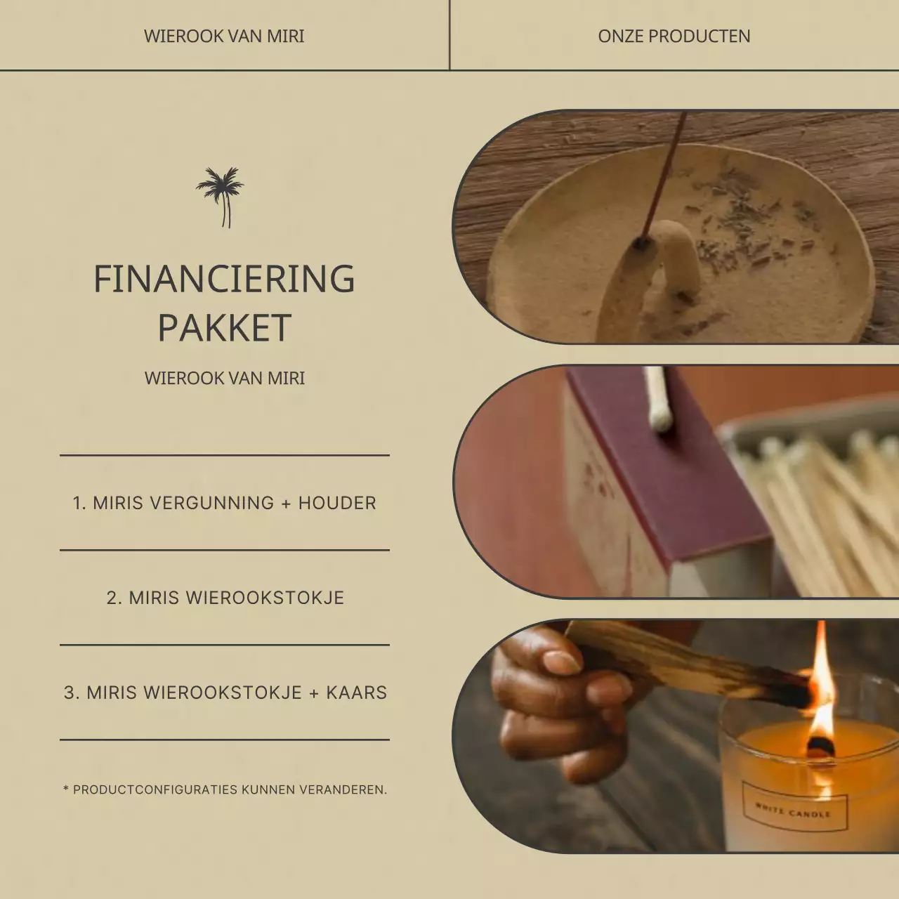 Stimuleringsfinanciering in bruin en beige promoten