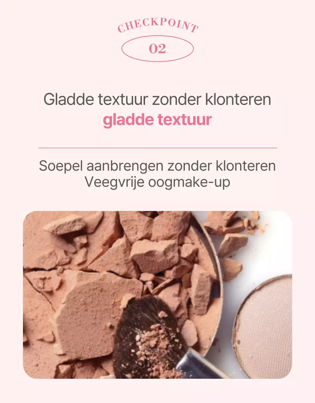 Promoot cosmetica in moderne roze tinten