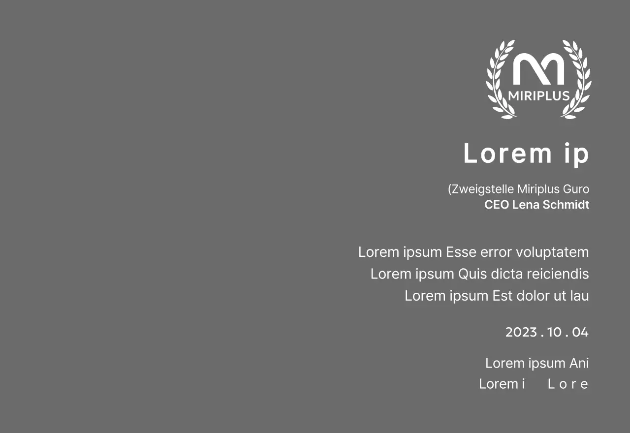 Verdienstplakette mit Markenlogo und Lorbeerkranz im Rahmen des Outstanding Dealer Award-Konzepts.