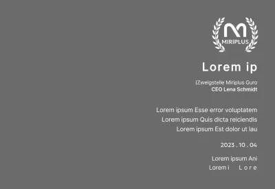 Verdienstplakette mit Markenlogo und Lorbeerkranz im Rahmen des Outstanding Dealer Award-Konzepts.