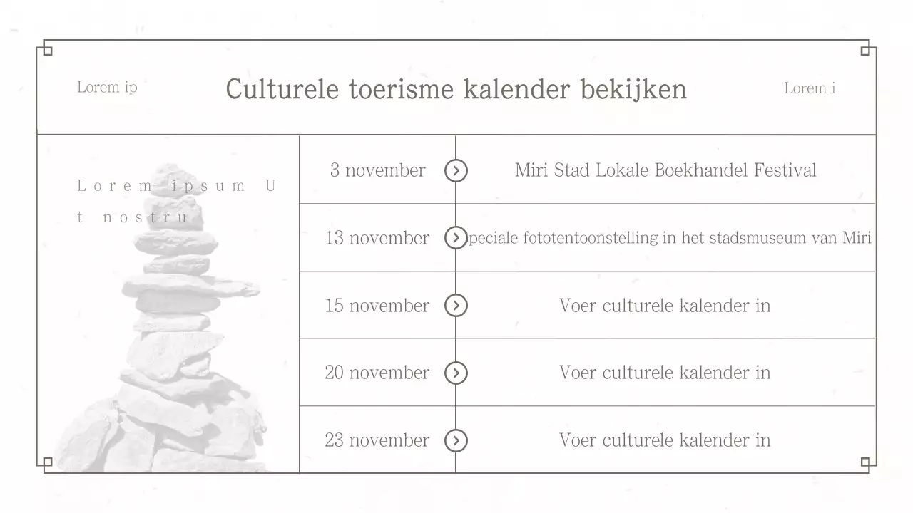Bruin en eenvoudig Cultuur en toerisme nieuwsbrief Magazine