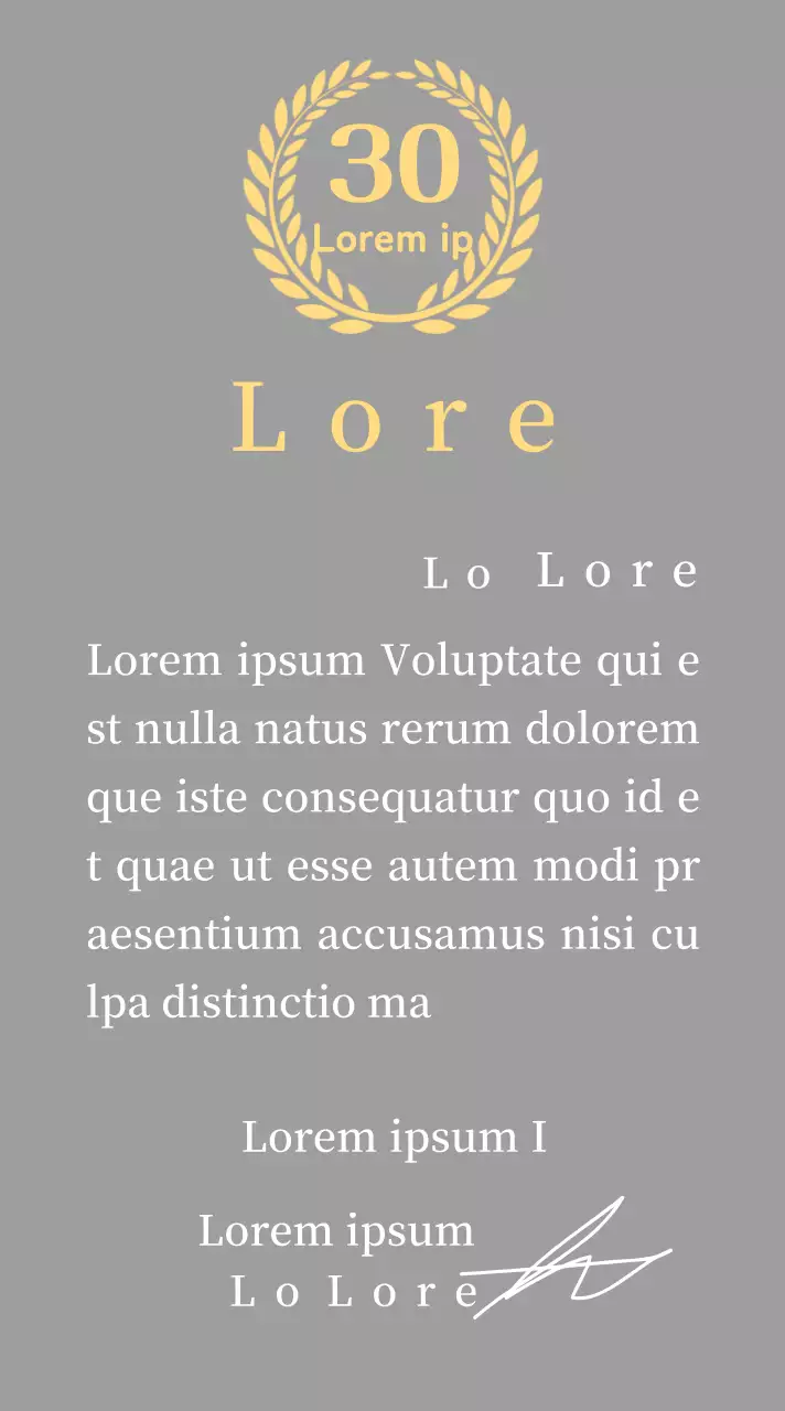 Concepto de placa de antigüedad con símbolo de laurel