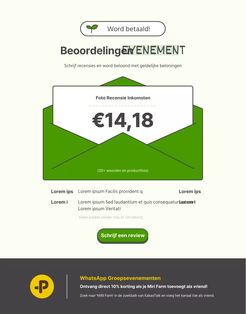 De verkoop van groene en chartreuse kolen bevorderen