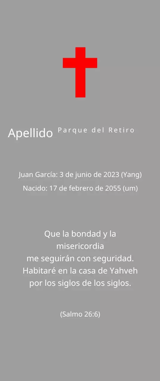 Placas funerarias de concepto cristiano o católico con versículos bíblicos