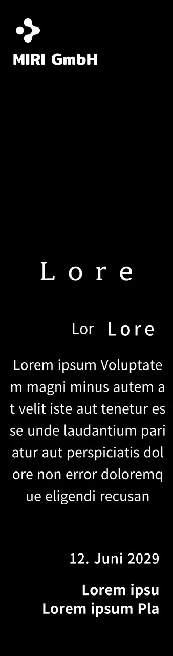 Eine einfache weiße Plakette mit Ihrem Firmenlogo