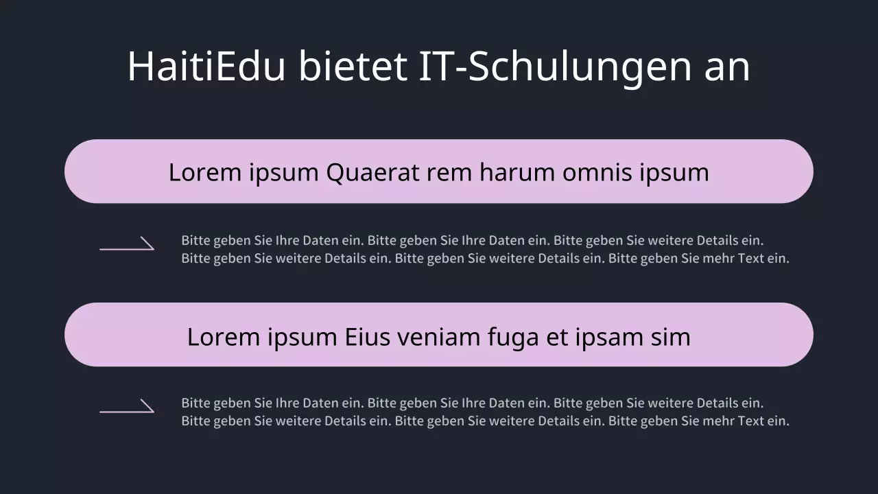 Der trendige Jahresendbericht von Mauve Point