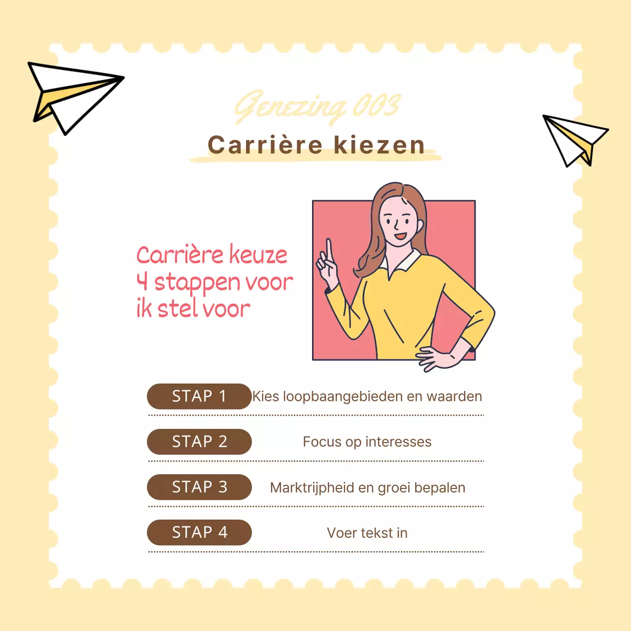 Promoot het klassieke gele en roze genezingscentrum Zorgencentrum