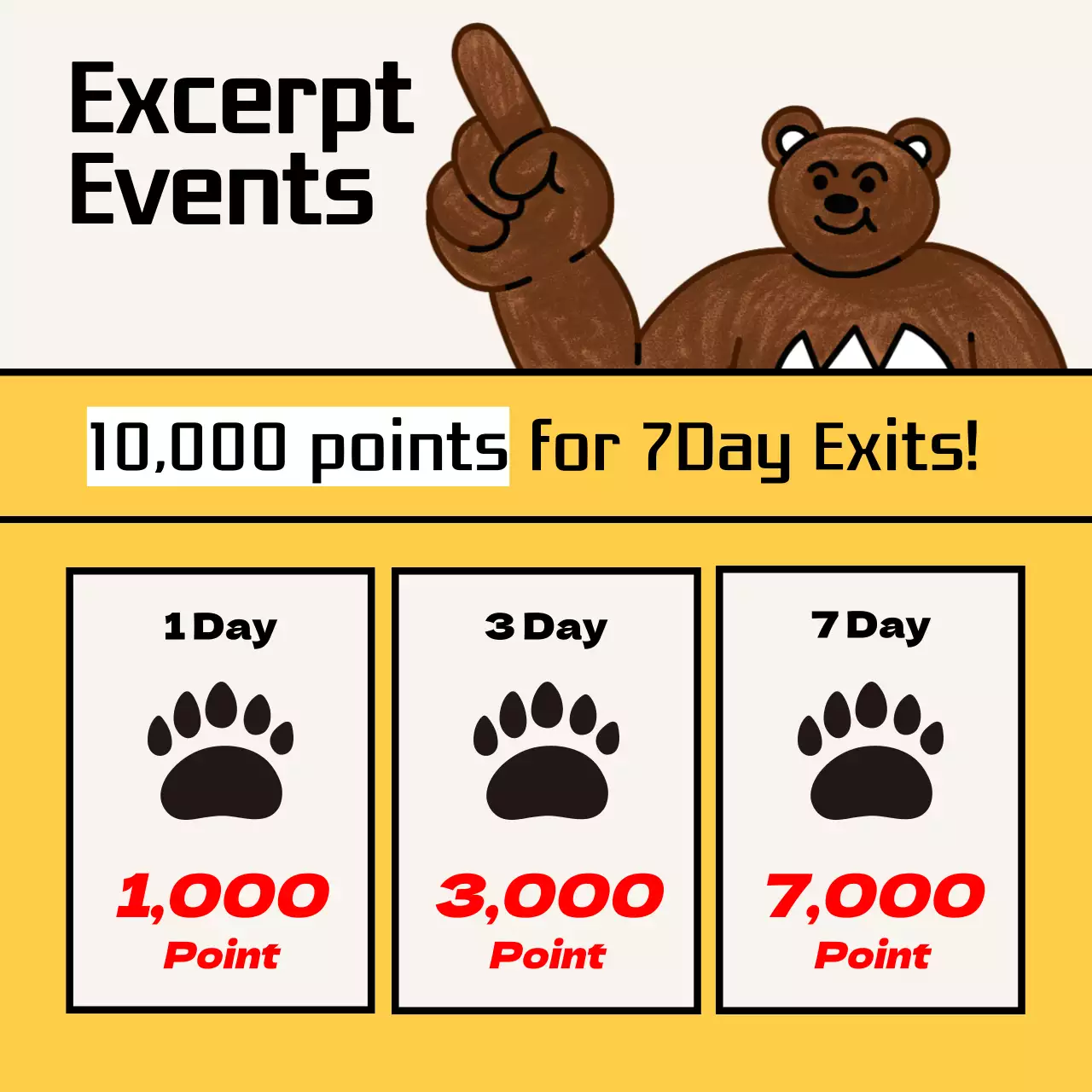 Brown Comic Points Promotion Instagram Post