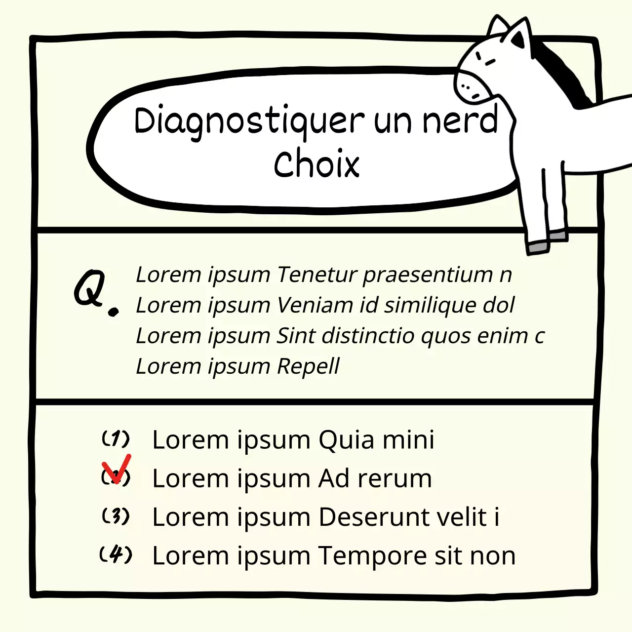 À propos du test de dégustation de la bouteille jaune