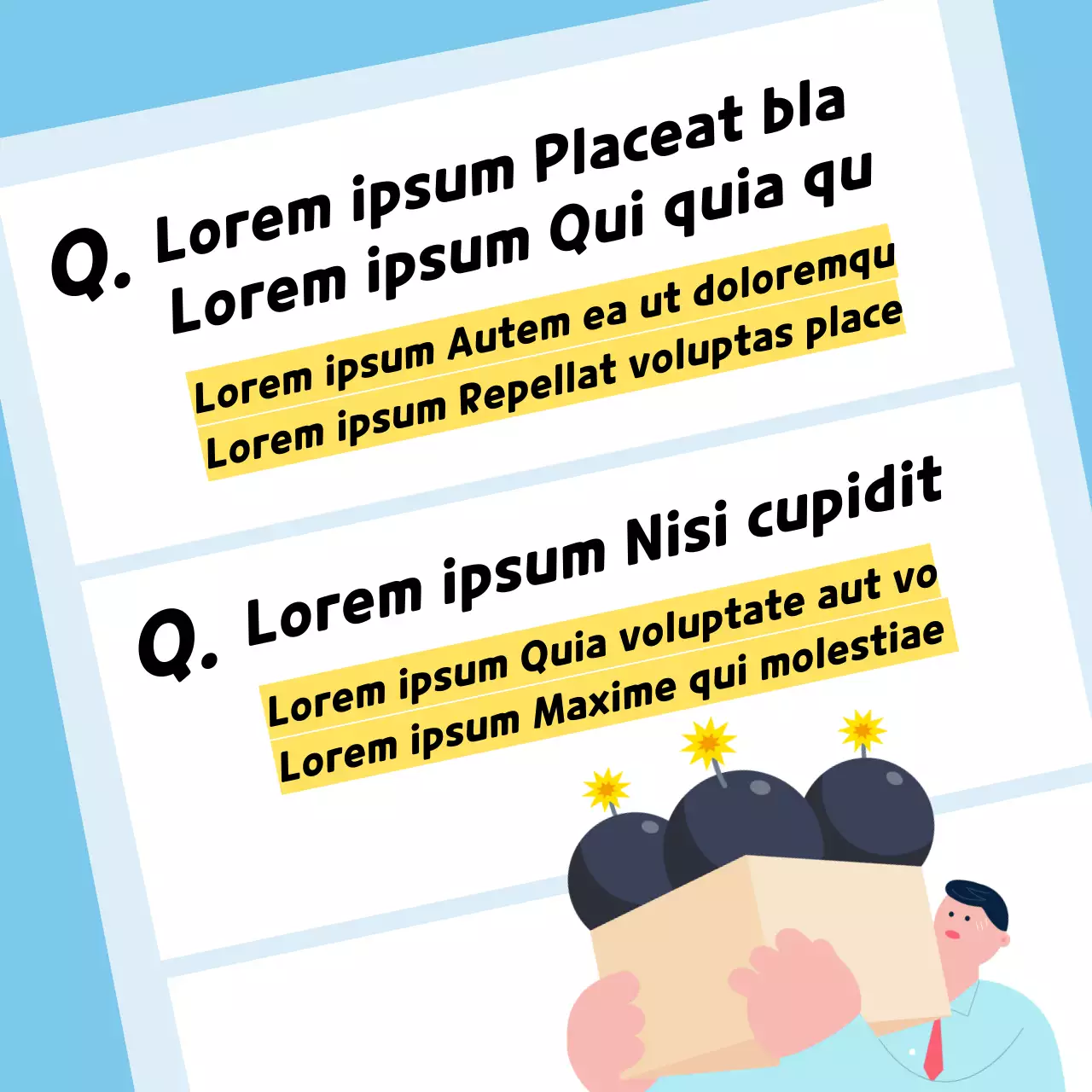Informazioni semplici e di colore azzurro per la gestione del punteggio di credito