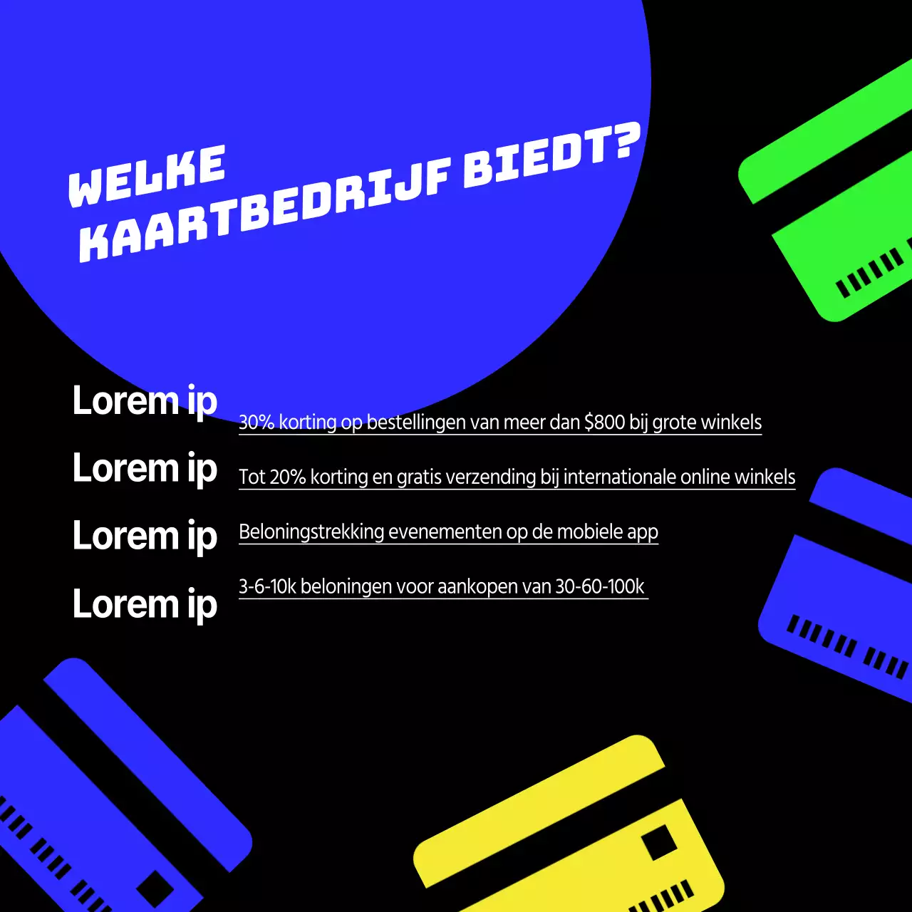 Trendy Black Friday-advertenties op een zwarte achtergrond