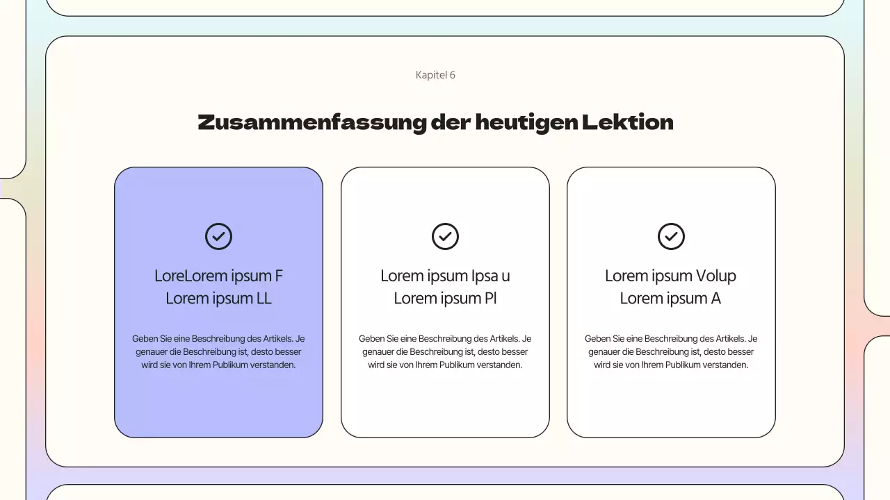 Eine einfache, regenbogenfarbene Lektion in Sachen Motivation