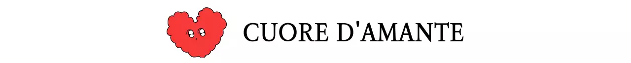 Semplice stile rosso e bianco con simpatiche illustrazioni di cuoricini per il merchandising.