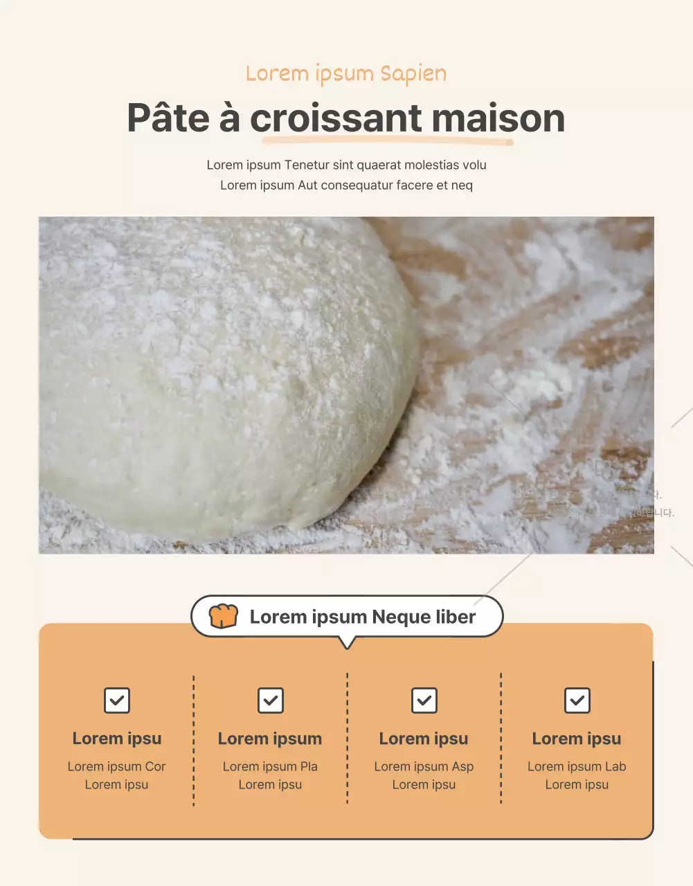 Promouvoir la vente d'un collier de base en crochet orange et beige