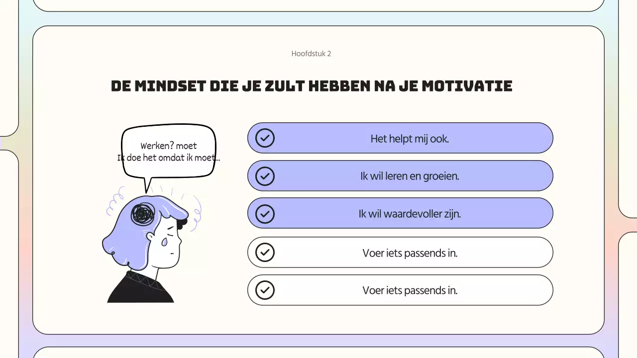 Een eenvoudige, regenboogkleurige les in organisatiemotivatie