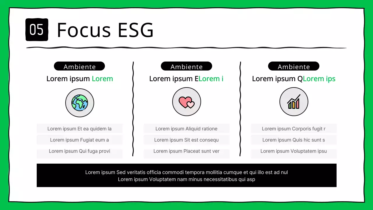 Rapporti ESG aziendali kitsch in verde