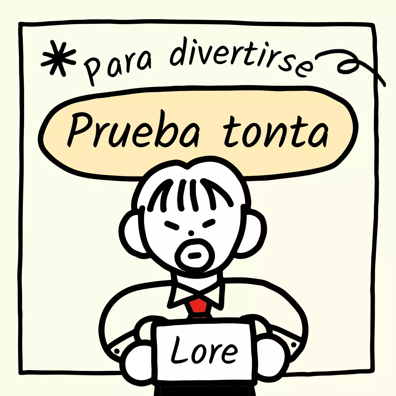 Sobre la prueba de sabor de la botella amarilla