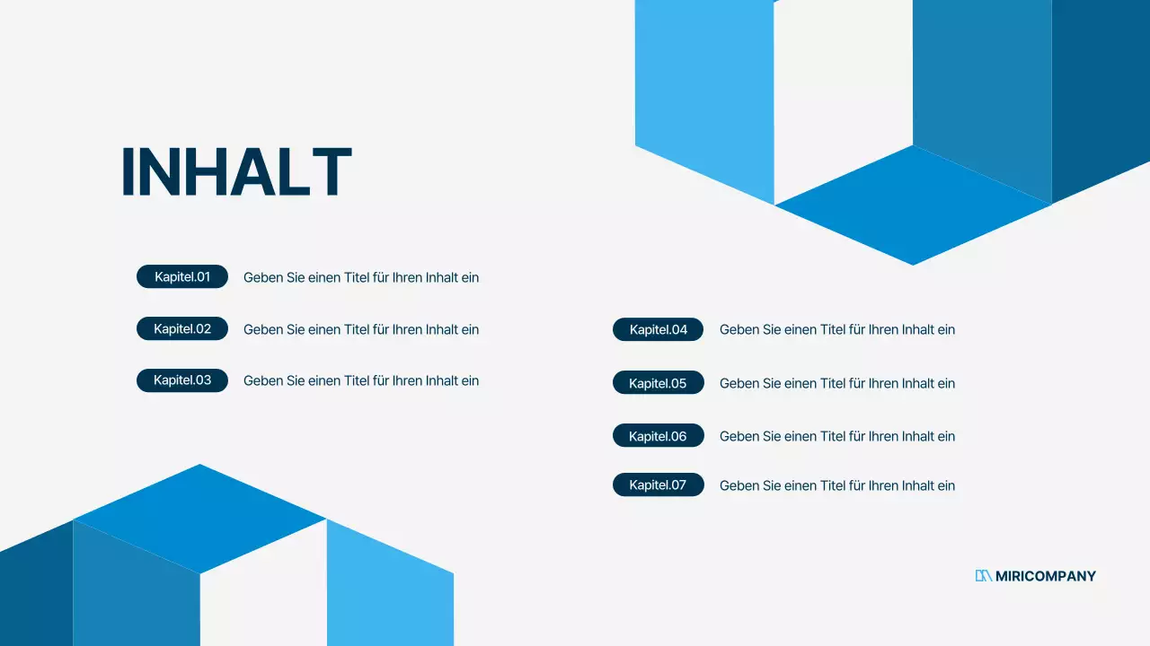 Einfacher Businessplan für Büroangestellte in Marine und Blau