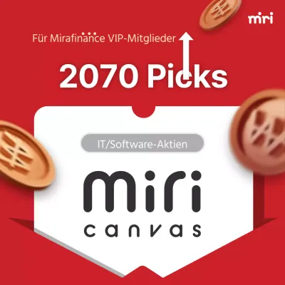 Einfache Aktienempfehlungsanzeige in Rot