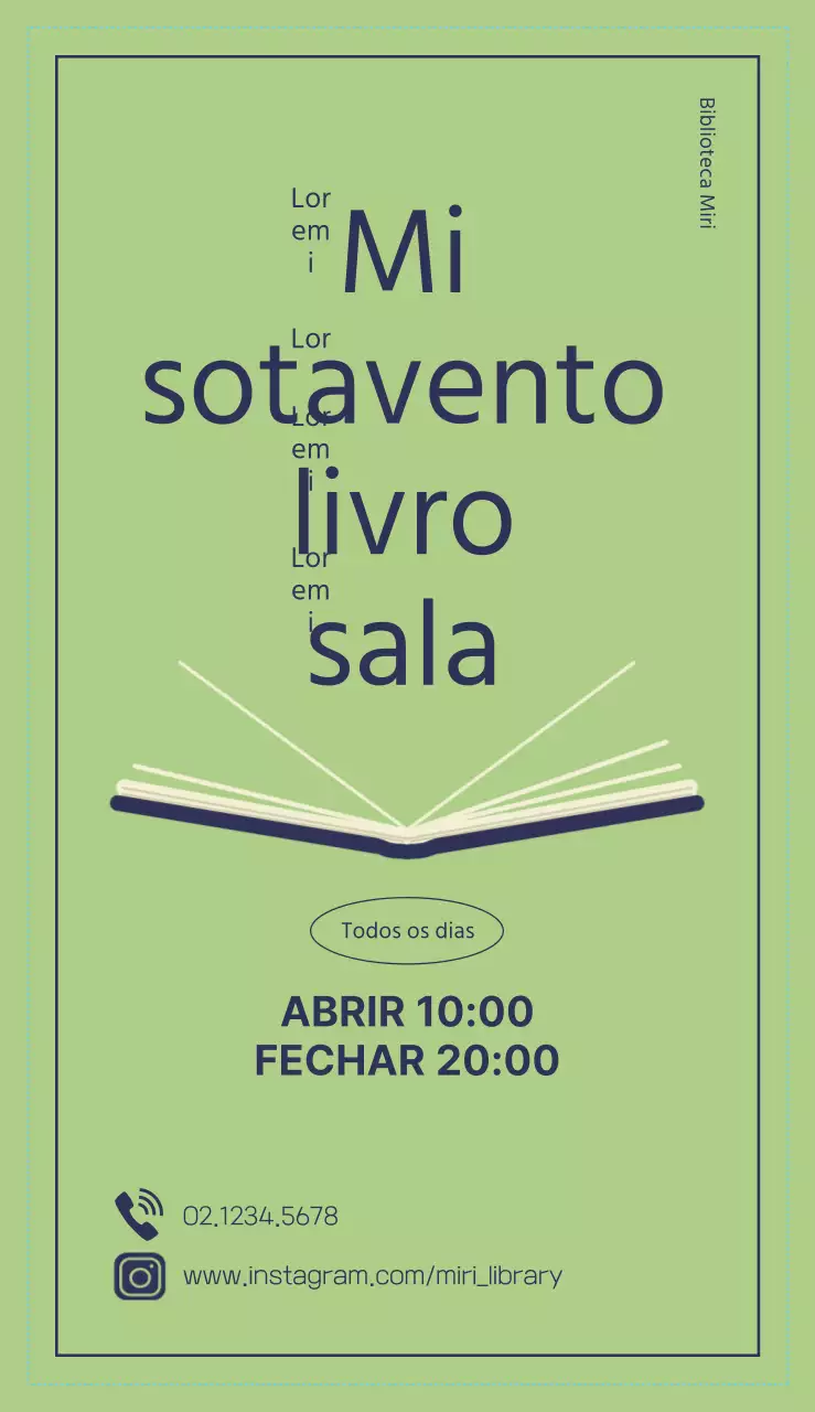 Um guia para livrarias de pequenas empresas com um layout limpo e emocional e ilustrações de livros