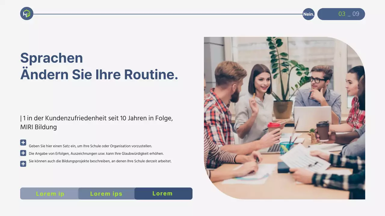 Ein einfacher Leitfaden für den Unterricht in Marineblau und Rot in der Schule