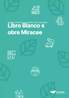 Portada urbanismo minimalista con fondo menta