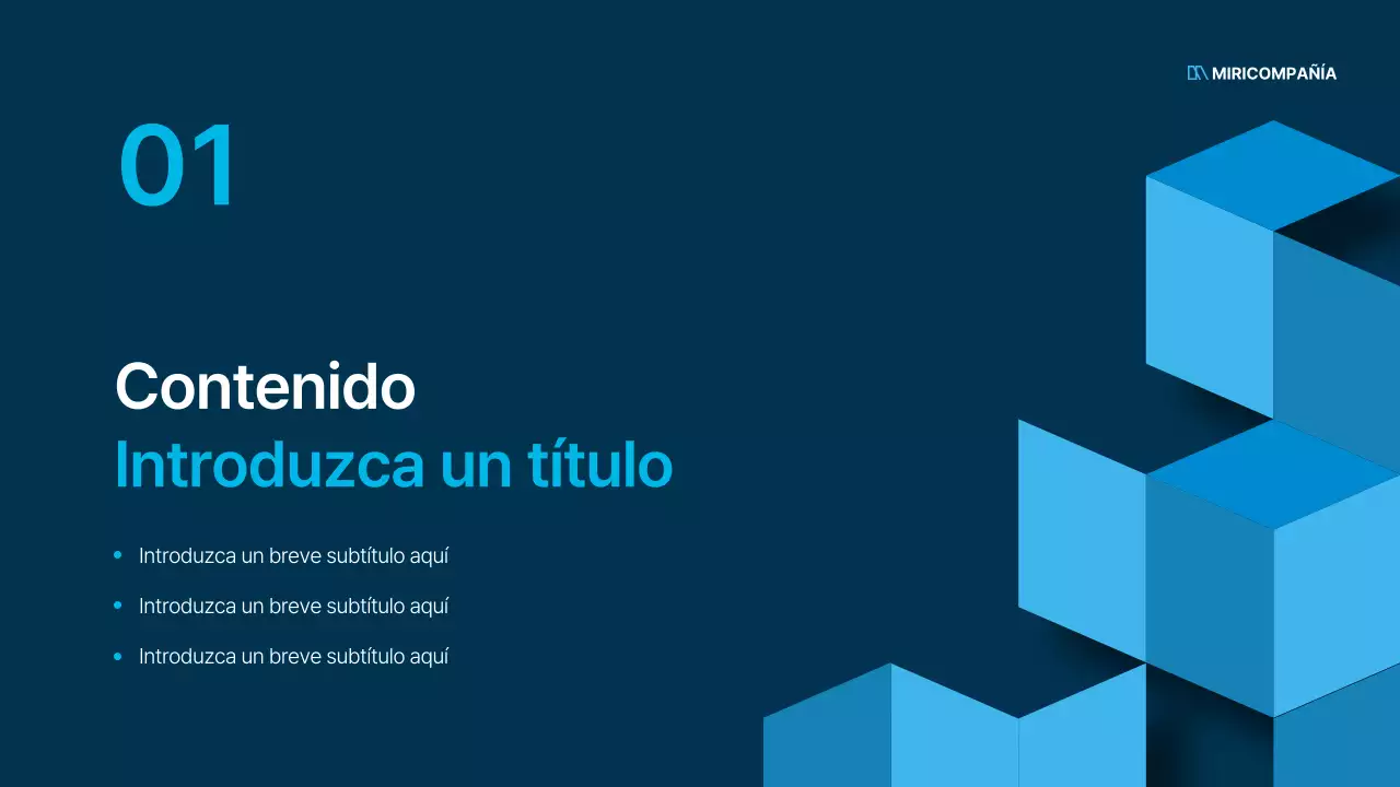 Plan de negocio sencillo de oficinista en azul marino y azul