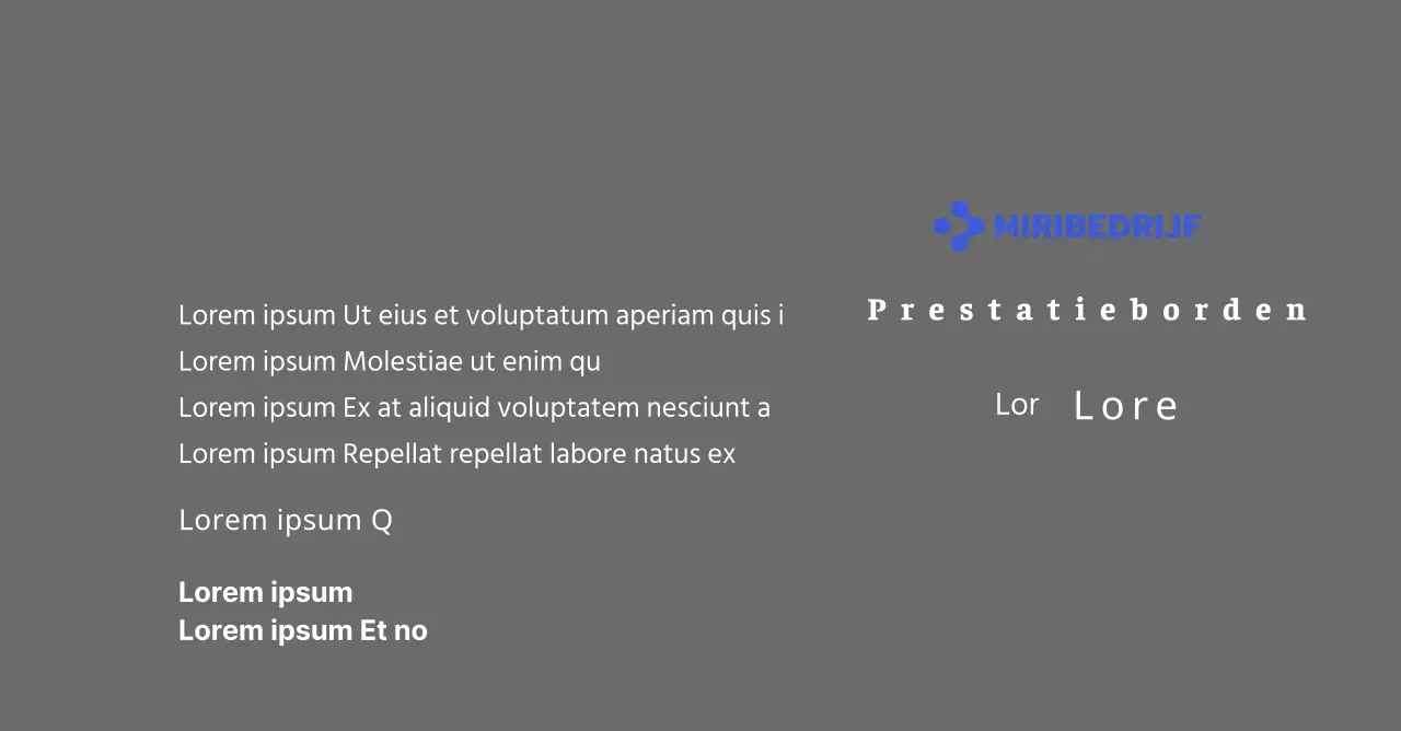 Een eenvoudige witte plaquette met je bedrijfslogo