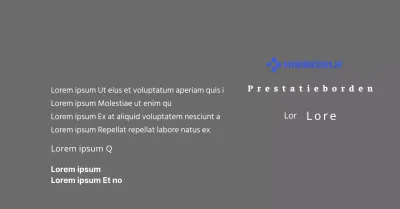 Een eenvoudige witte plaquette met je bedrijfslogo