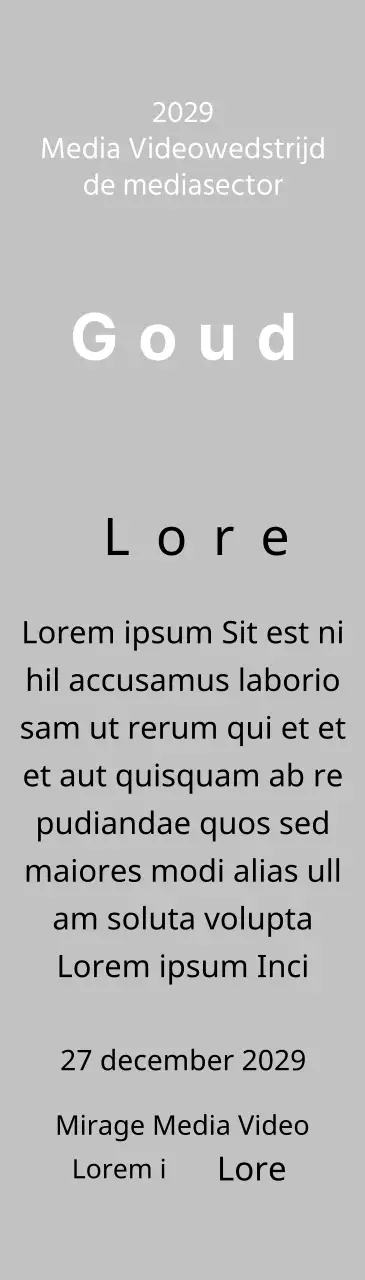 Winnende plaquettes voor een keurig wedstrijdconcept