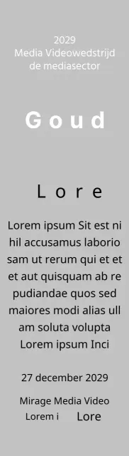 Winnende plaquettes voor een keurig wedstrijdconcept