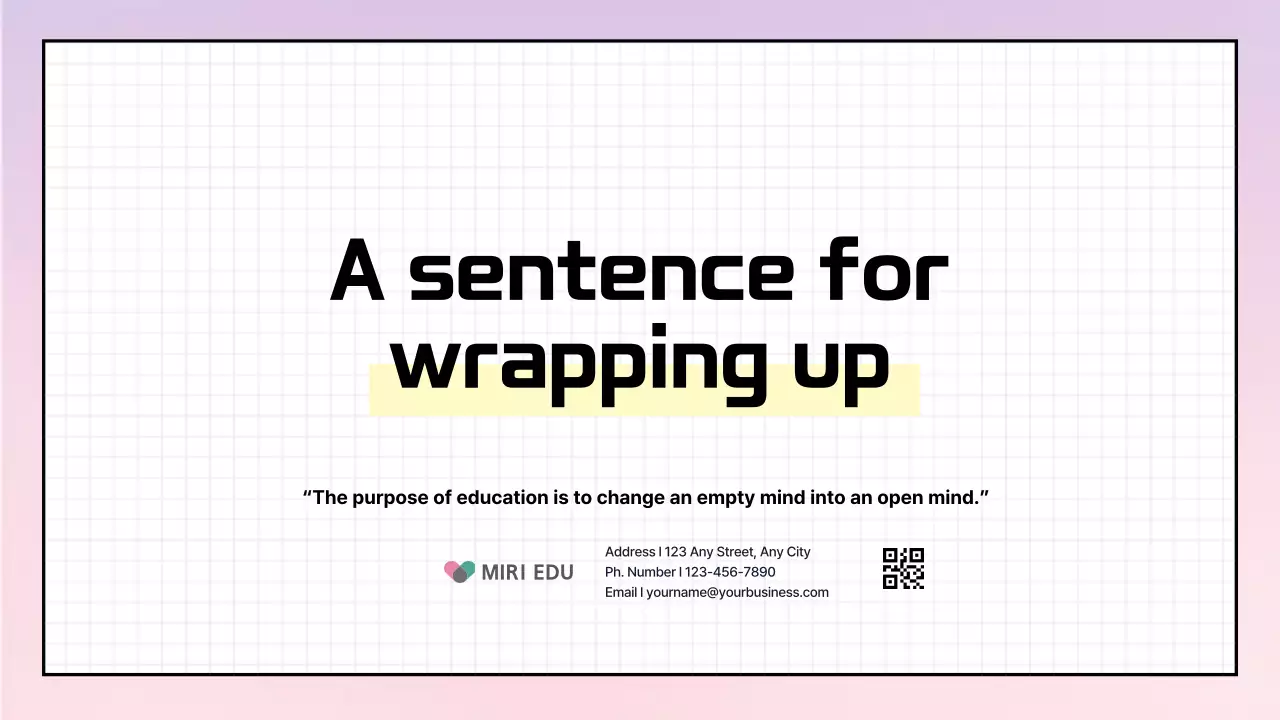 Pink Minimal Template Presentation