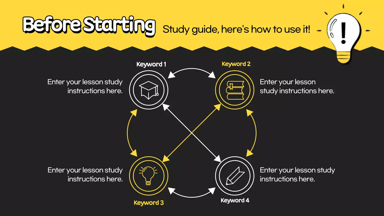 Yellow Modern Education Guide Presentation