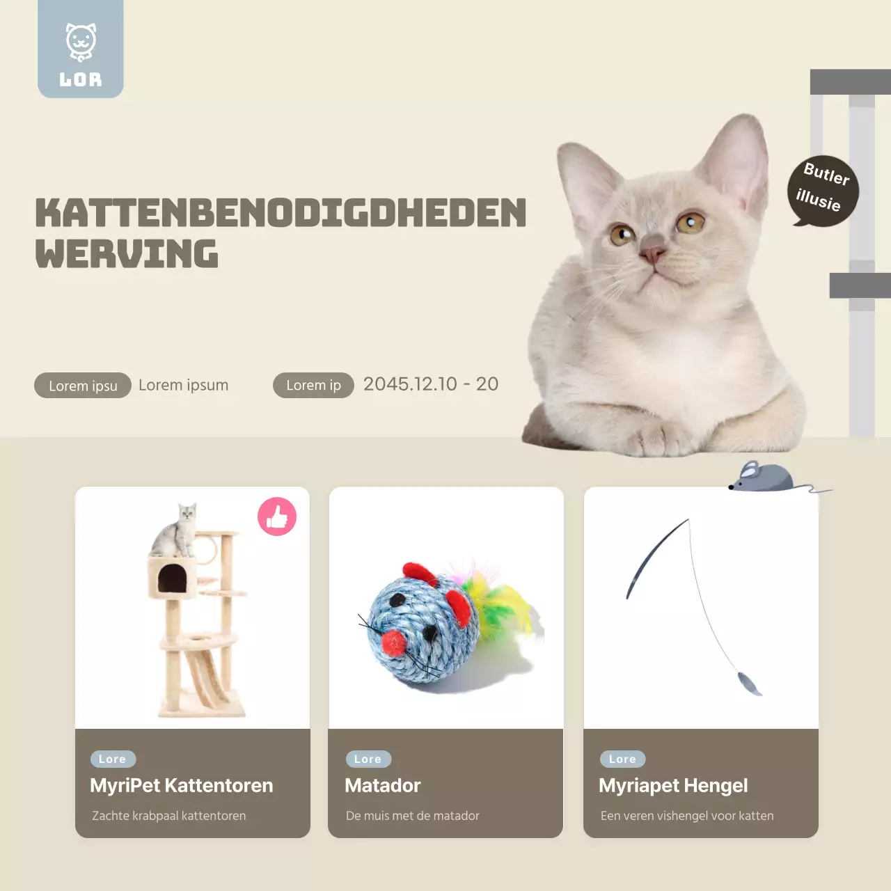 Promoot uw evenement bij het Yellow's Adorable Pet Supplies Review Team