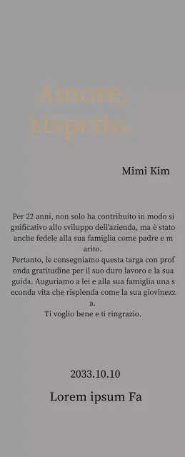 Targa di ringraziamento di classe con oro e foglie