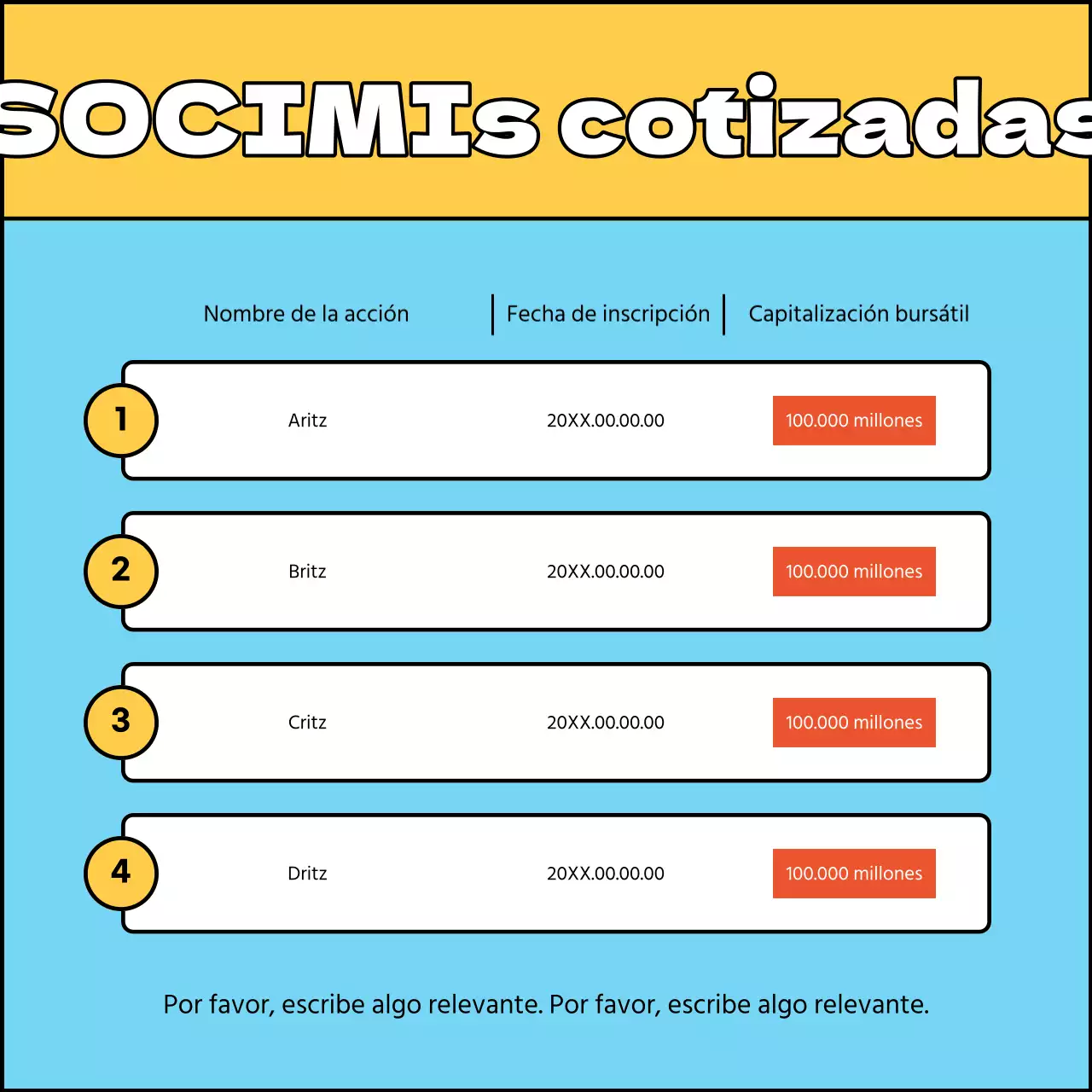 Una sencilla guía amarilla y azul claro para invertir en REIT inmobiliarios
