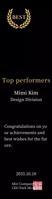 Plakat ucapan terima kasih yang mewah dengan tanda terima kasih dan segel emas