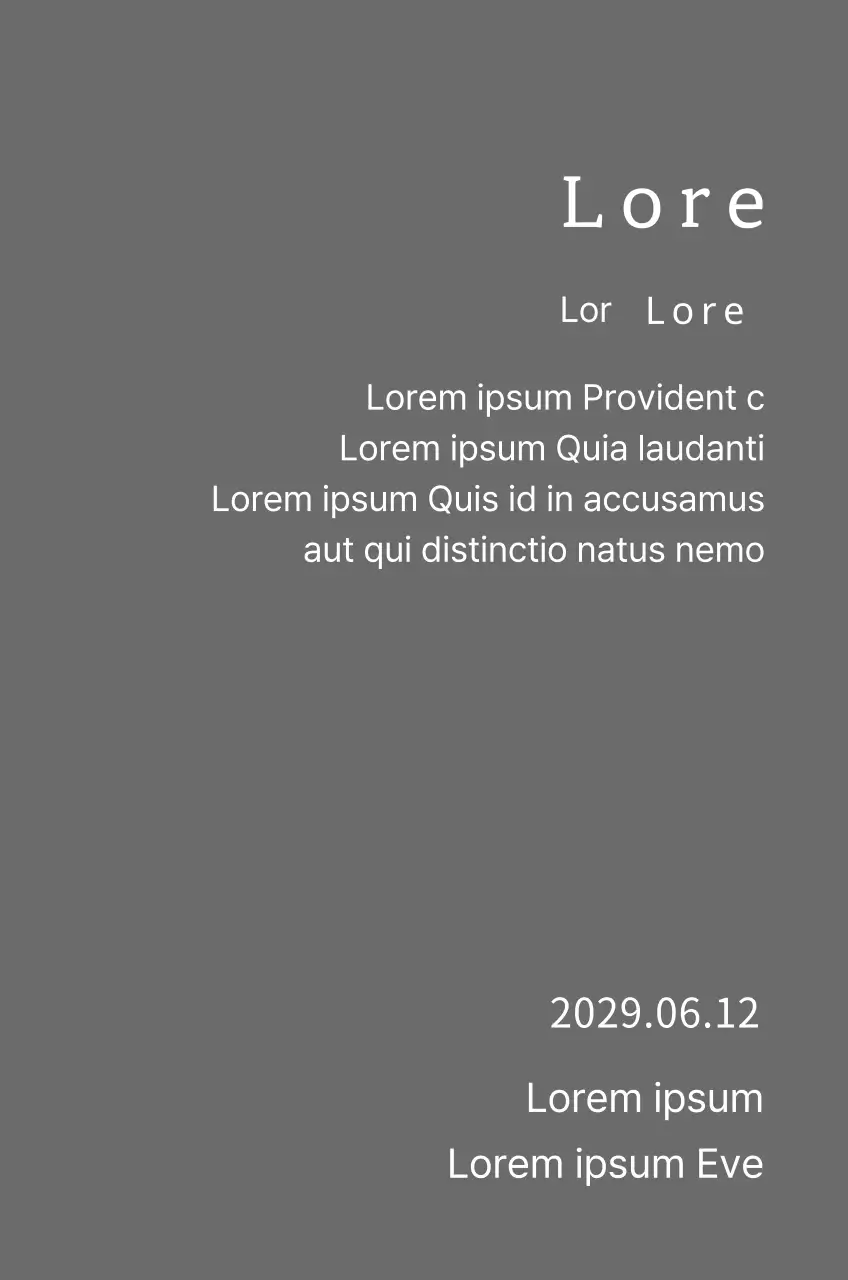 Plaque de remerciement de type listing simple