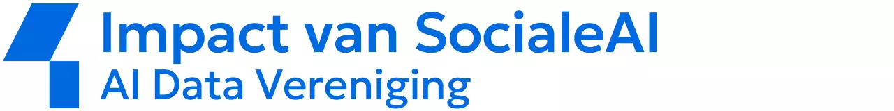 Huisstijl met een vierkant logo en Engelse tekst