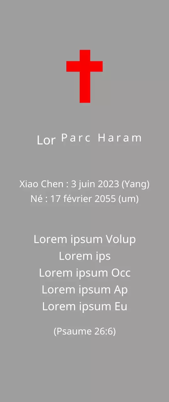 Plaques funéraires de conception chrétienne ou catholique avec versets bibliques