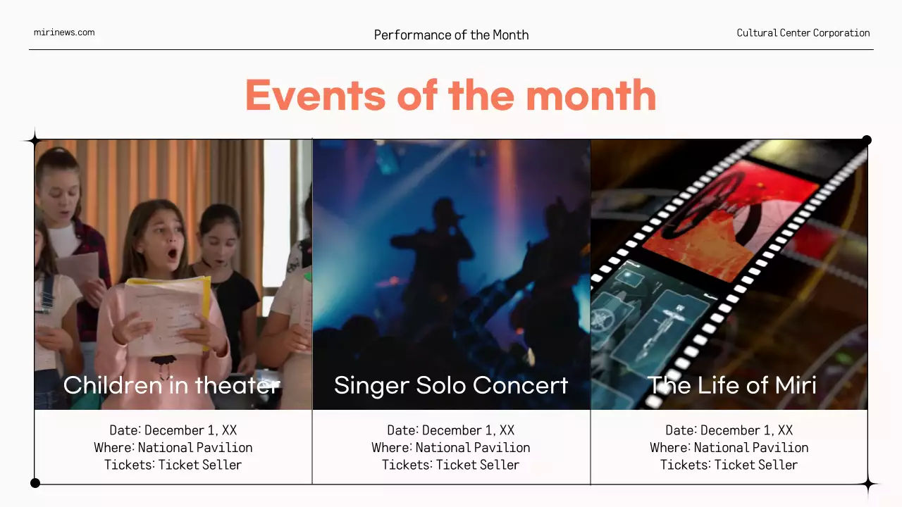 오렌지 모던 관광 뉴스레터 프리젠테이션