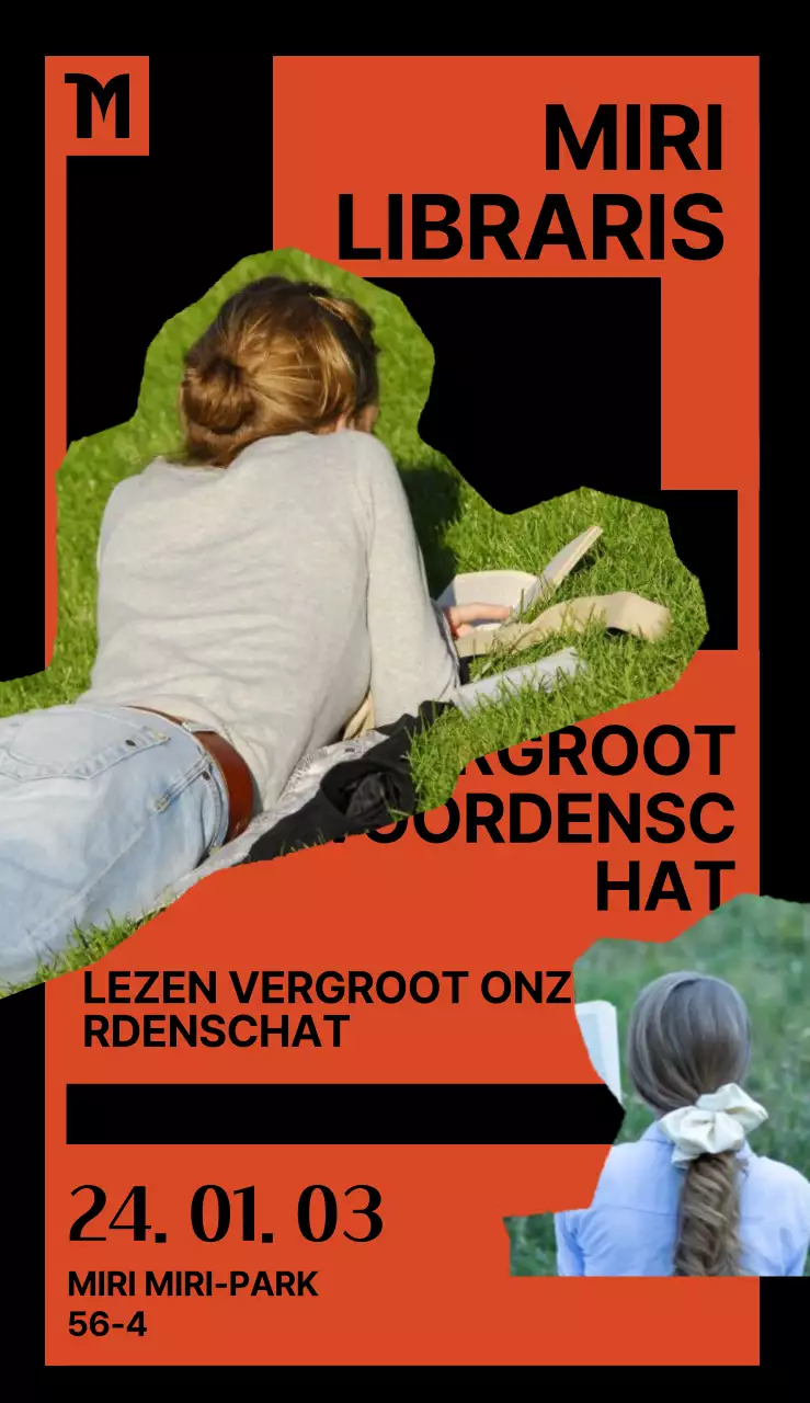 Promoot hippe bibliotheken met vintage concepten