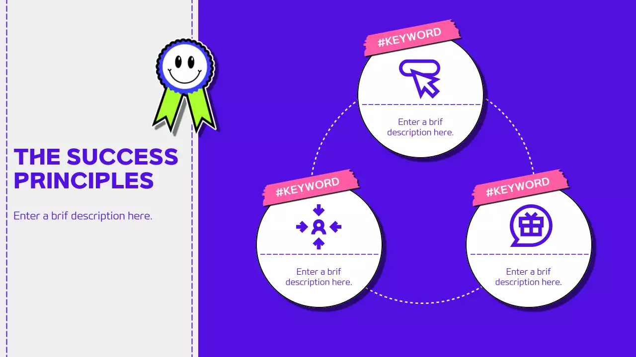 Colorful Trendy Marketing Schedule Presentation